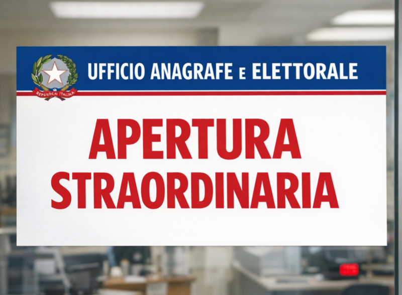 apertura straordinaria anagrafe